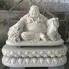 Suministro de Estatuas de Piedra del Buda Maitreya para Decoración de Templos, Esculturas de Buda Maitreya de Mármol, Esculturas de Piedra Grandes para Plazas y Esculturas del Buda Sonriente