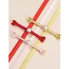 Borde de qipao borde enrollado 0.85cm borde prensado incrustación para ropa accesorios de ropa cinta de tela de satén sin planchar