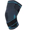 Esportes ao ar livre cinta de pressão joelheira futebol basquete absorção de choque respirável equipamento de proteção montanhismo ciclismo capa de joelheira de tricô