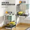 Estante para trapos, escurridor de cocina, estante de almacenamiento de acero inoxidable para encimera y pared sin perforaciones, estante para fregadero