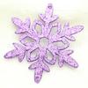 Jiujiang Huansong Christmas Craft Co., Ltd. Decoraciones Navideñas Polvo Brillante Copo de Nieve Colgante para Árbol de Navidad