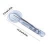 Pinça de Plástico Ampliadora 5X HD Lupa Acessórios para Kit de Primeiros Socorros Lupa Totalmente Transparente de Metal com Pinça