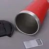 Taza Portátil para Bebidas y Cerveza Transfronteriza con Abrebotellas, Taza para Coche Resistente a Roturas, Taza Termo de Acero Inoxidable al Vacío de Doble Capa