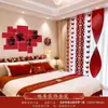 Diseño de habitación de boda traje boda decoración de dormitorio de boda hola hombre dormitorio de casa nueva pared de fondo con palabra hi pegatinas de pared traje hi