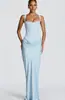 Amazon 2026 Estilo Nuevo Europeo y Americano Sin Mangas Cintura Alta Atado Ajustado Elegante Plisado Tridimensional Patchwork Bodycon Vestido Largo para Mujer