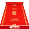 Tapete Vermelho de Casamento Decoração Descartável para Casamento Montagem de Cena de Casamento com Caractere Vermelho Dupla Felicidade, Espessado para Escadas e Sala de Estar