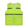 Chaleco Reflectante Verano Malla Chaleco Transpirable Para Llevar Conducción Overol Voluntarios Chaleco de Actividad Voluntaria Personalización
