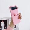 Para Samsung Z Flip4/3 Funda para Teléfono Móvil Flip7/6/5 Funda Suave de Silicona Líquida Cubierta Protectora a Prueba de Caídas para Pantalla Plegable