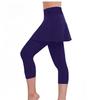 Ropa Europea y Americana de Tallas Grandes para Mujer de Amazon Transfronteriza, Conjunto de Dos Piezas de Falda y Pantalón para Chicas Gorditas, Pantalones de Yoga Adelgazantes de Alta Elasticidad para Mujer S7010
