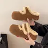 Pantuflas Birkenstock de Dedos Simples con Forro de Felpa 2025 Nuevo Estilo Otoño e Invierno Pantuflas Pequeñas Cómodas de Dedos para Mujer para Usar Afuera