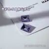 Uña Artística Morado Cristalino Fondo Puntiagudo Diamante Destello de Luz Morado Diamante de Forma Especial Mezclado Azúcar de Roca Corazón de Mariposa Joyería para Uñas Venta al por Mayor