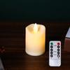 Lámpara de vela electrónica LED de plástico transfronteriza, simulación de confesión de cumpleaños, lágrimas, vela, decoración de boda, lámpara de vela oscilante