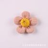 Tejido de Punto Algodón Núcleo de Calabaza Flor de Cinco Pétalos Accesorios Flor para Zapatos DIY Calcetines para Niños Accesorios de Flores Hechos a Mano Accesorios para Ropa