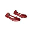 Versión de Piel de Oveja ~ Primavera 2025 Nuevo Versátil Lazo Francés Viento Suave Ballet Slip-On Zapatos de Mujer