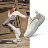 Zapatillas de correr para mujer Hongxing Erke Yunzhu, nuevo modelo de verano, zapatillas deportivas de suela blanda, superficie de cuero, resistentes al agua, zapatos amortiguadores para mujer