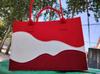 Bolsa de Feltro para Bolinho de Arroz Atacado Combinação de Cores Celebridade da Internet Grande Capacidade Presente Festival do Barco Dragão Bolsa Tote Simples e Moderna