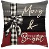 Amazon novo tema quente de Natal decoração de árvore de Natal fronha material de linho vendas diretas da fábrica
