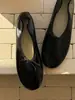 Versión de piel de oveja ~ Zapatos planos para mujer, ligeros, versátiles, de punta redonda, piel suave, con lazo, slip-on, cómodos y no cansan, tipo zapato de abuela