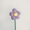 Flores de Lana, Flores Pompones Tejidas a Mano, Ramos Sencillos, Flores Artificiales al por Mayor, Flores Tejidas a Mano, Ramos de Algodón Leche, Productos Terminados con Flores