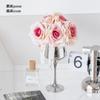 Sala de Transmisión en Vivo al por Mayor Taza de Vino para Cappuccino de Venta Caliente Flor Rosa Flor Artificial Flor Artificial Adornos Decorativos