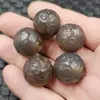 Ágata roxa fumê contas eco Jade contas soltas 20mm furo grande calcedônia pulseira colar joias contas atacado