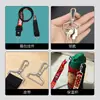 Gancho de liga metálica plano de três linhas para atacado de fábrica, fivela de gancho de metal, fivela de cinta, gancho de alça de ombro, acessórios de ferragens para roupas e bolsas