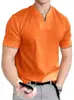2026 Nuevo Estilo de Verano Camiseta Deportiva Fitness para Hombres Musculosos Camiseta de Verano Elástica de Manga Corta para Hombres Talla Europea