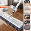 Mop Plano Mãos Livres Modelo Novo para Uso Doméstico, Limpeza em Um Passo Mop Preguiçoso, Mop de Chão com Refil de Tira