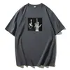 Cruzamento de Fronteira 180Gbsyuki Casual Gótico Algodão Estampado Feminino t