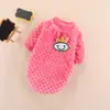 Otoño e Invierno Cuadros de Piña Caliente Ropa de Dos Patas para Perro Suministros para Mascotas Ropa para Gatos Perros Pequeños y Medianos Ropa con Forro de Felpa Teddy