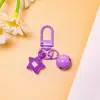 Pingente de chaveiro de estrela de gelatina de dopamina com sininho fofo, acessório de bolsa feminino, atacado
