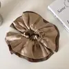 Corea del Sur Anillo de Anillo Grande Dividido de Doble Capa Plisado Perlado para el Trasero de la Cabeza Faldas Accesorios para el Cabello para Mujer Retro Elegante de Gama Alta