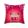 Explosões Transfronteiriças Dia dos Namorados Capa de Almofada Estampada para Casamento Produtos Domésticos Capa de Almofada para Sofá