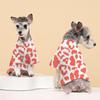 Comercio exterior nuevo ropa de dos patas con estampado de leopardo para perro ropa para mascotas pequeñas y medianas oso bomei koji oso teddy venta al por mayor