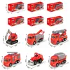 Juguetes de Autos de Aleación para Niños Vehículos de Ingeniería Metálicos Excavadoras Vehículos de Saneamiento Urbano y Tráfico Modelo de Coche Adornos Regalos