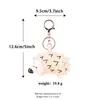 Huiming Accessories Chaveiro de Couro PU Animal Ouriço Pingente de Bolsa Fofo Infantil Presente Pequeno Personalizável