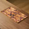 Fabricante de Esterilla para Té Danza de Mariposas Accesorios para Juego de Té Esterilla Impermeable de Imitación de Cuero Bandeja de Té Nueva Arte del Té Chino Esterilla de Mesa Duradera Tela