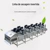 Secagem por ar vibratório com dreno por lâmina de ar sopro direto secagem com ar em temperatura normal para remover umidade superficial economizando tempo artificial