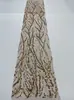 Vestido de Bordado Jiaxin Tecido com Bordado de Lantejoulas Vestido de Gala de Alta Qualidade Tecido com Bordado de Lantejoulas em Rede Atacado em Estoque