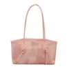 Tendência transfronteiriça mulheres que se deslocam 2026 nova bolsa de ombro única popular retrô textura casual versátil bolsa tote