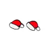 Brincos Série de Natal Gota de Óleo Boutique Veado Fofo Homem de Gengibre Clipe de Orelha Árvore de Natal Desenho Animado Brincos de Menina Joias