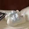 Zapatillas Deportivas para Mujer con Bordado de Gato Lindo, Lunares, Doble Velcro, Puntera Redonda, Planas, Perezosas, Versátiles, Casuales, Nuevo 2026