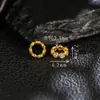 Plata S925 Chapada en Oro de 24 Quilates, Incrustado con Diamantes, Anillos Espaciadores Pequeños Redondos, Accesorios para Joyería DIY, Accesorios Versátiles de Estilo de Lujo Ligero de Moda