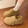 Zapatos Slip-On de Moda con Suela Gruesa para Aumentar la Altura, Todo Incluido, para Mujer, Novedad Primavera y Otoño 2026, Zapatos Individuales Versátiles de Moda Retro para Mujer