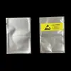 Adequado para Saco de Embalagem de Cabo de Bateria da Apple Alumínio Prateado Translúcido Fosco Bolso com Aba Plana Calças Bolsa para Lanterna