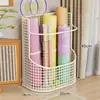 Estante para Guardar Esterillas de Yoga, Carrito Pequeño Organizador, Estante para Guardar Equipo de Fitness, Estante Organizador Móvil para Baloncesto, Cesta para Mancuernas