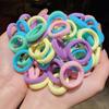 Anillo para pulgar para niños Liga para el cabello de bebé Anillo de toalla de tendón de goma pequeño No daña a las niñas Cuerda para el cabello de alta elasticidad Anillo para el cabello sin costuras