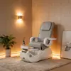 Sofá para Manicure y Pedicure, Tina Eléctrica para Pies, Tatuaje de Cejas, Sillón Reclinable Todo en Uno para Cuidado de Pies, Cama de Masaje de Pies para Terapia de Pies Dedicada a Salones de Belleza