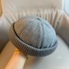 Gorro de piel de melón para otoño e invierno, estilo coreano, gorro marinero, gorro yuppie informal para hombre y mujer.