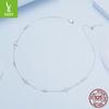Collar Original Yinziyun Exquisito y Pequeño Flor de Cuatro Pétalos Collar de Plata de Ley S925 de Lujo Ligero Todo Terreno para Mujer Transfronterizo